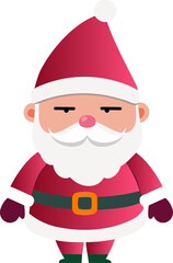 Cute Santa Claus cartoon, merry christmas