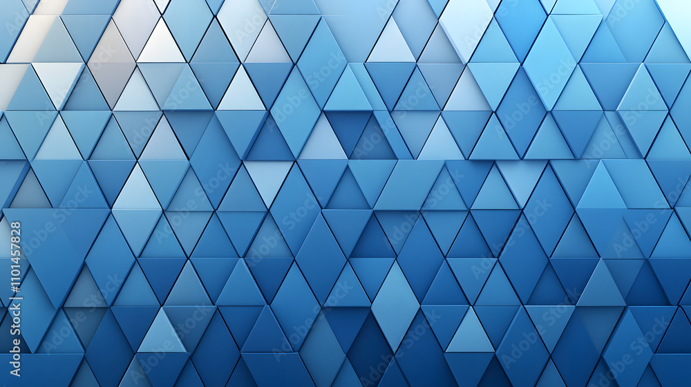 Poster abstract background of blue and gray triangles. geometric pattern with a modern, clean design. perfe