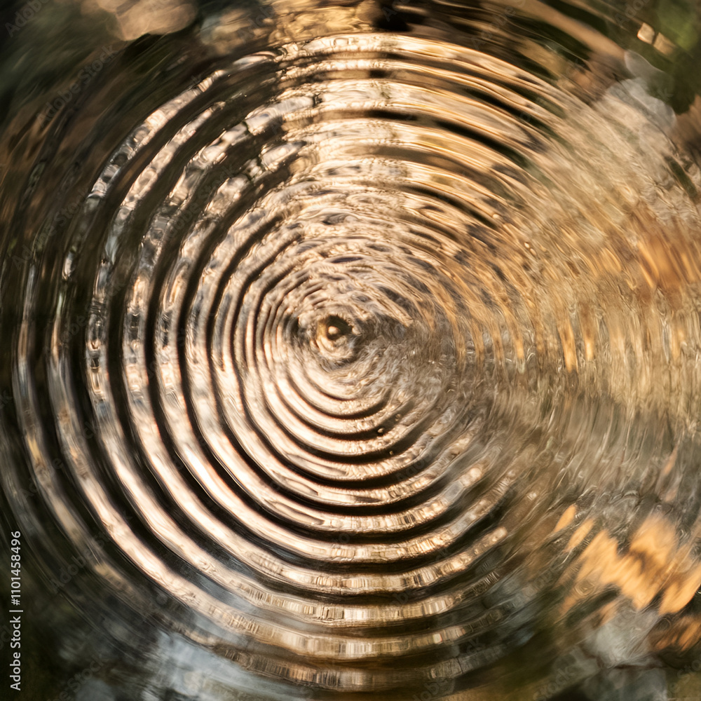 Poster ripples in water natural setting abstract photography tranquil environment close-up view concept of 