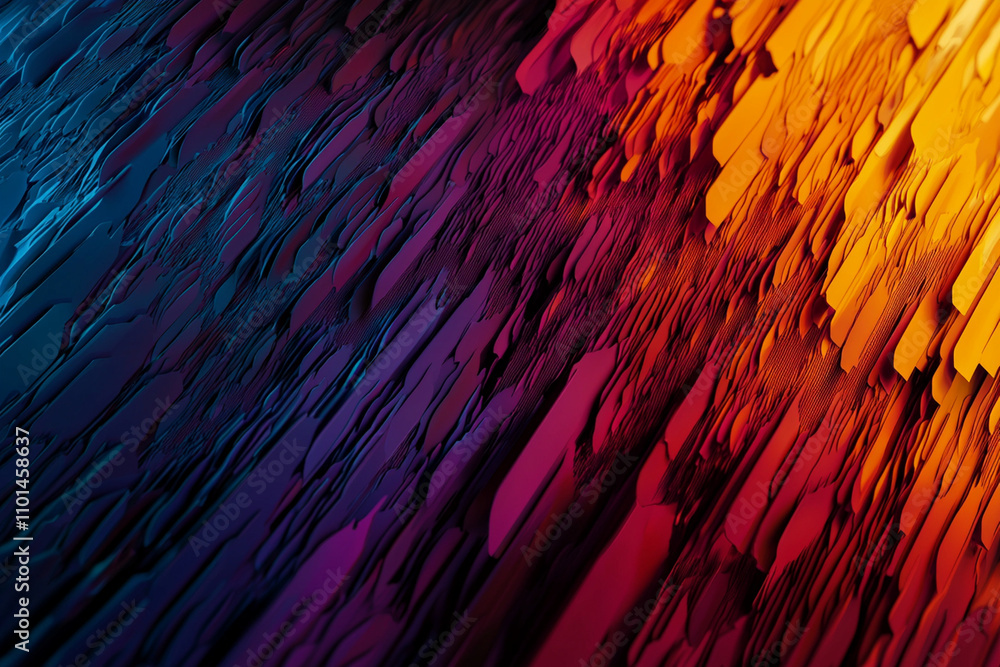 Poster colorful abstract texture showcasing dynamic light and shadows