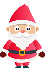 Cute Santa Claus cartoon, merry christmas