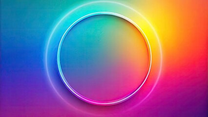 Gradient Circle Border Design for Modern Graphics, Web, and Print - Create Stunning Visuals with Colorful and Elegant Borders