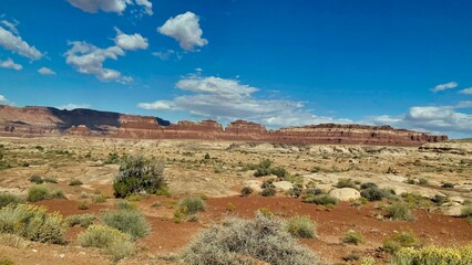 mountains in the desert 