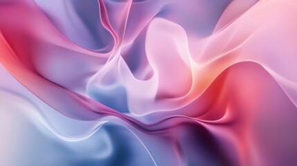 Obraz premium Abstract Swirling Colors: A Symphony of Pink, Purple, and Blue Hues
