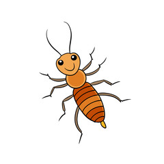 earwig vector illustration