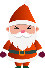 Cute Santa Claus cartoon, merry christmas