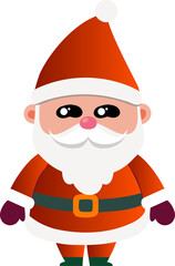 Cute Santa Claus cartoon, merry christmas