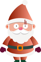 Cute Santa Claus cartoon, merry christmas