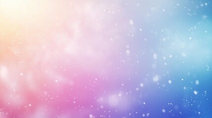 Warm to Cool Gradient Background with Bokeh Lights and Soft, Dreamy Effect