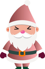 Cute Santa Claus cartoon, merry christmas