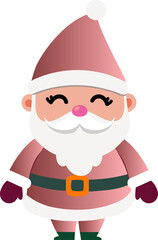 Cute Santa Claus cartoon, merry christmas