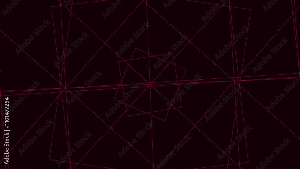 Poster Abstract Geometric Pattern with Intersecting Lines Creating Dynamic Linear Design