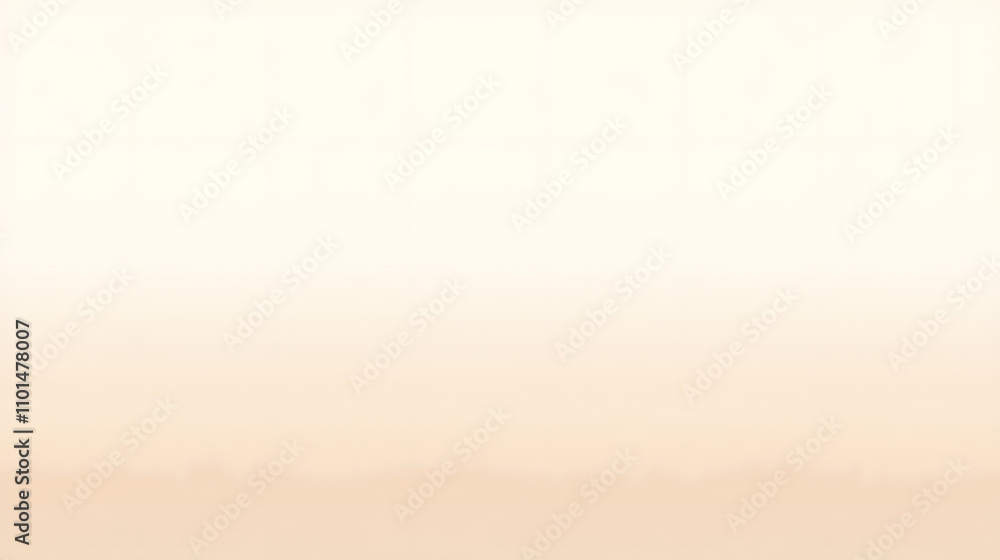 Poster subtle gradient background transitioning from off-white to a light peach color. perfect for minimali