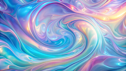 A grainy iridescent holographic gradient background