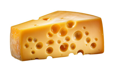 Cheese Isolated on Transparent Background: Clip Art