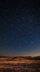 Twinkling Stars in a Clear Night Sky