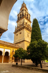 Tower of the Mosque of Cordoba in Spain