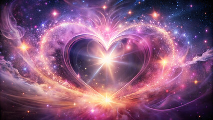 Fototapeta premium A cosmic explosion, a Big Bang supernova in space.