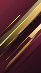 Obraz premium Burgundy, Olive, Champagne Vertical Dynamic Geometric Abstract Design with Neon Glow, Grainy Texture, and Smooth Color Transitions