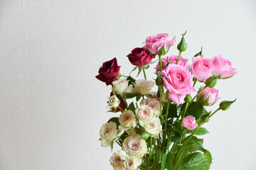 スプレー薔薇の花束