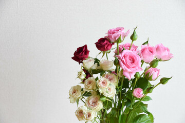 スプレー薔薇の花束