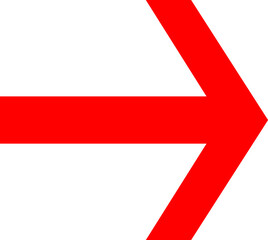 Red arrow direction icon