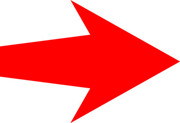 Red arrow direction icon