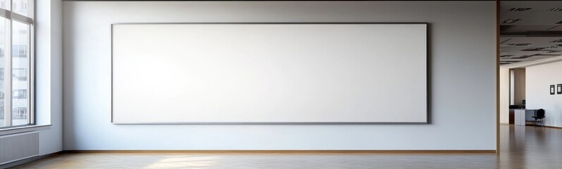 Obraz premium Picture frame hanging on the wall in a room