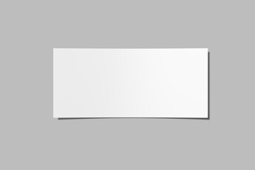 Fototapeta premium Gift Voucher Blank Mockup
