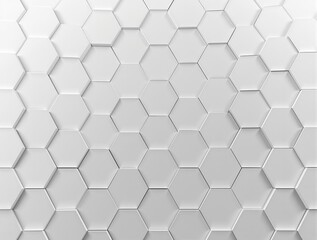 Naklejka premium Modern Minimalist Black and White Honeycomb Hexagon Seamless Pattern , simple design, digital art, minimalist design, minimalistic decor, digital patterns.