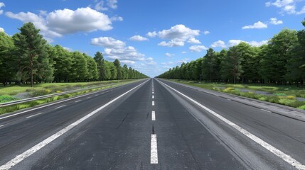 Freeway: A high-speed, multi-lane road for long-distance driving, designed without stoplights or intersections for faster, uninterrupted travel.
