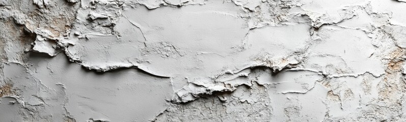 Obraz premium A close up of a peeling wall with a heart shaped hole, white background
