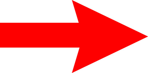 Red arrow direction icon