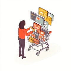 End of Year Sale Generative AI Online Shopping Special Offer for Lucky Businesses