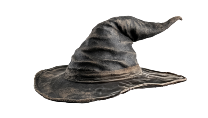 Witch hat on transparent background