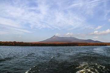遊覧船から見た風景