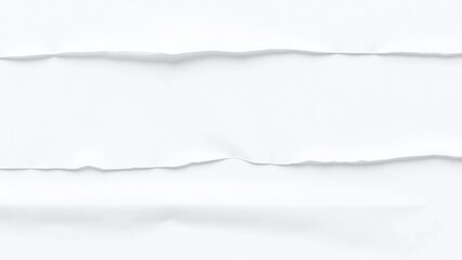 Obraz premium Plain white background with three horizontal creases