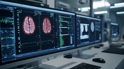 Radiology department AI platforms creating instant lesion maps for rapid diagnostics, lesion mapping AI, efficient interpretation