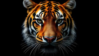 Fototapeta premium white tiger head