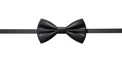 black bow tie