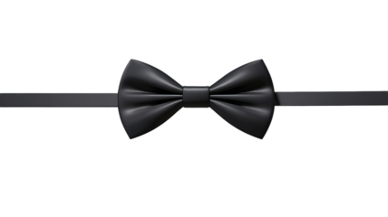 black bow tie
