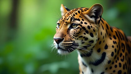 Obraz premium close up portrait of a leopard