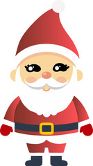 Cute Santa Claus cartoon, merry christmas