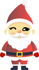 Cute Santa Claus cartoon, merry christmas