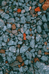 abstract background of stones on the ground