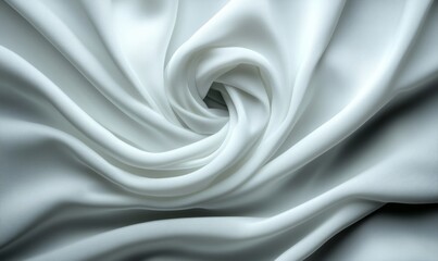 Obraz premium Abstract Flowing Lines in gray shades on white, evoking movement and tranquility gray, white 