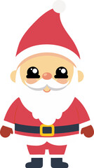 Cute Santa Claus cartoon, merry christmas