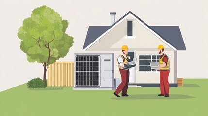 graphic resource for hvac system	