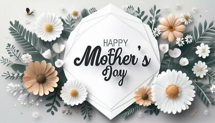 Obraz premium Floral Hugs for the Best Mom Ever