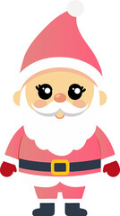 Cute Santa Claus cartoon, merry christmas